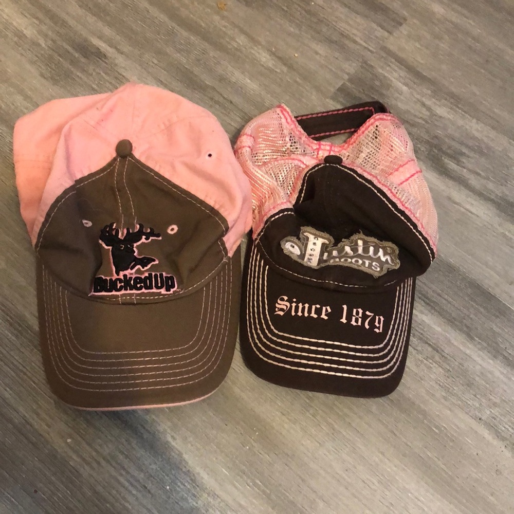 Pink ball cap
